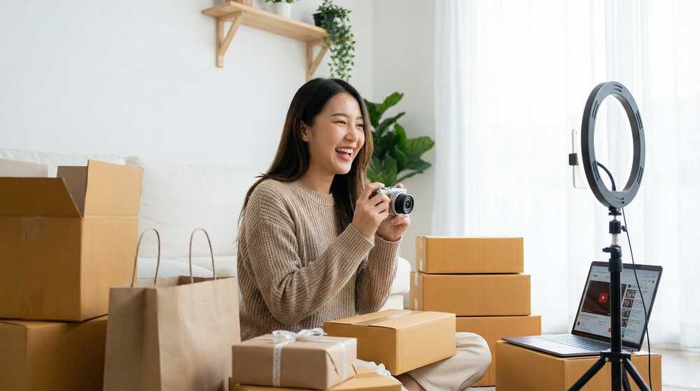 福利姬开箱直播